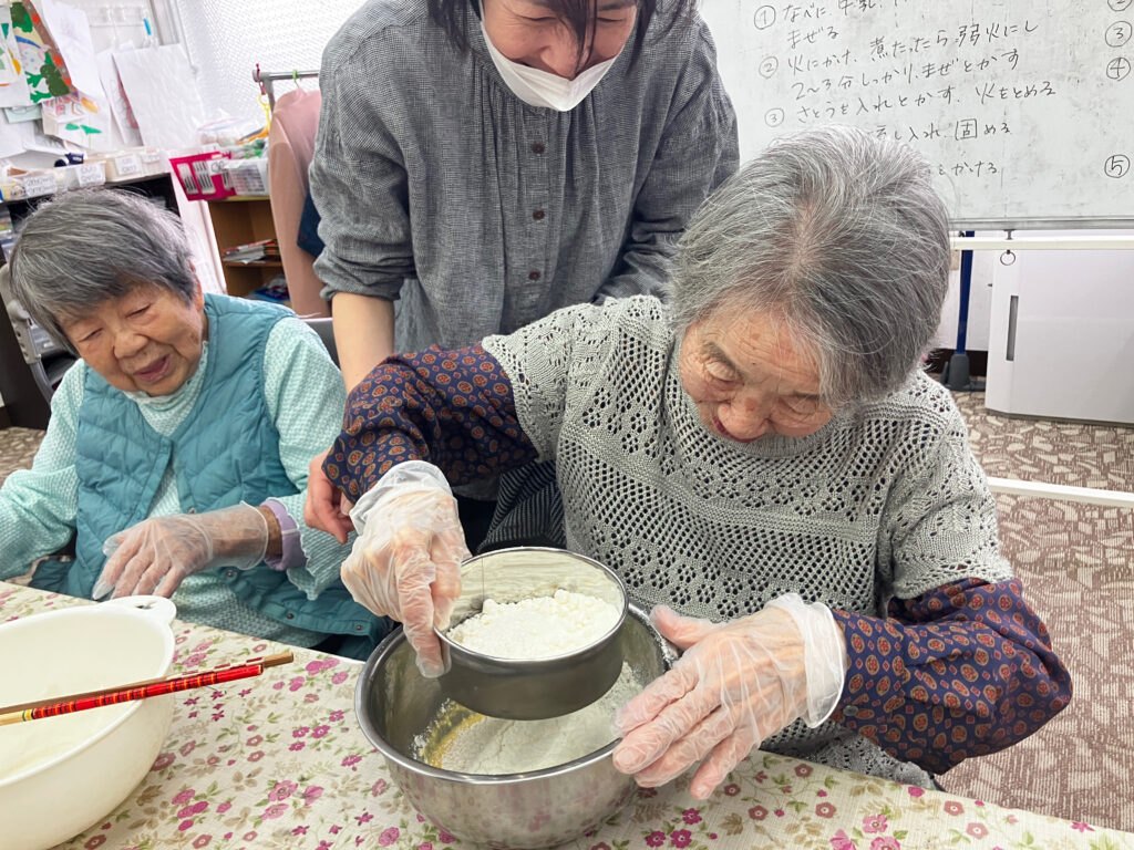 今日はドーナツ作り