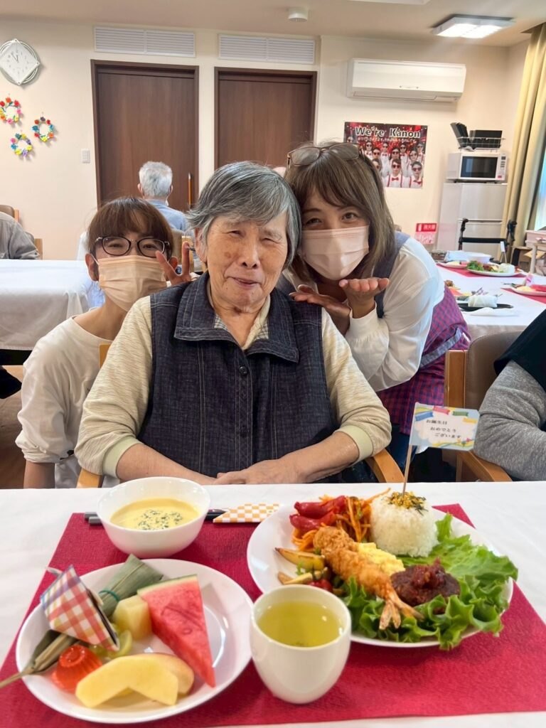 今日の主役さん、最高の笑顔😊