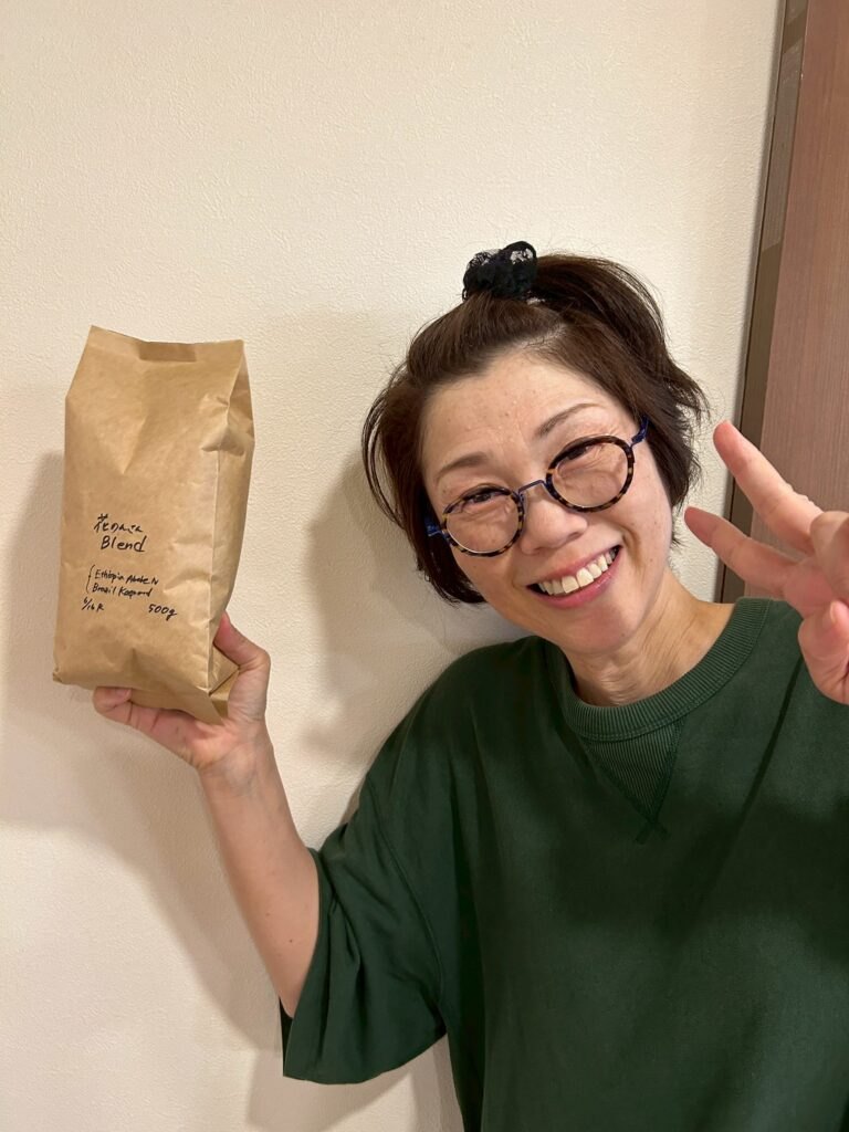 カラフルコーヒーさん監修🎵花のんオリジナル珈琲です☕︎是非味わってみてくださいね❤️